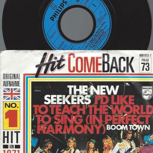 7"   The New Seekers  I'd Like To Teach The World To Sing