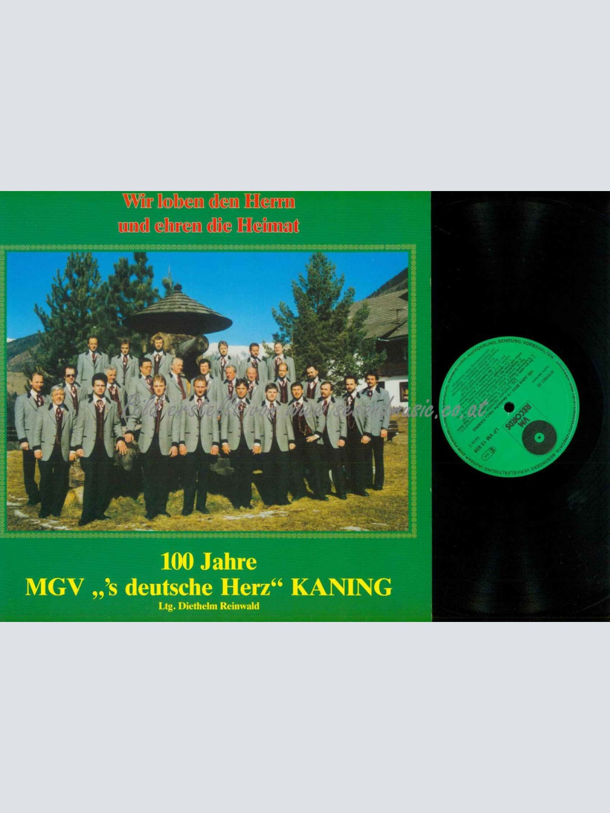 LP--100 Jahre MGV deutsches Herz Kaning  // NM