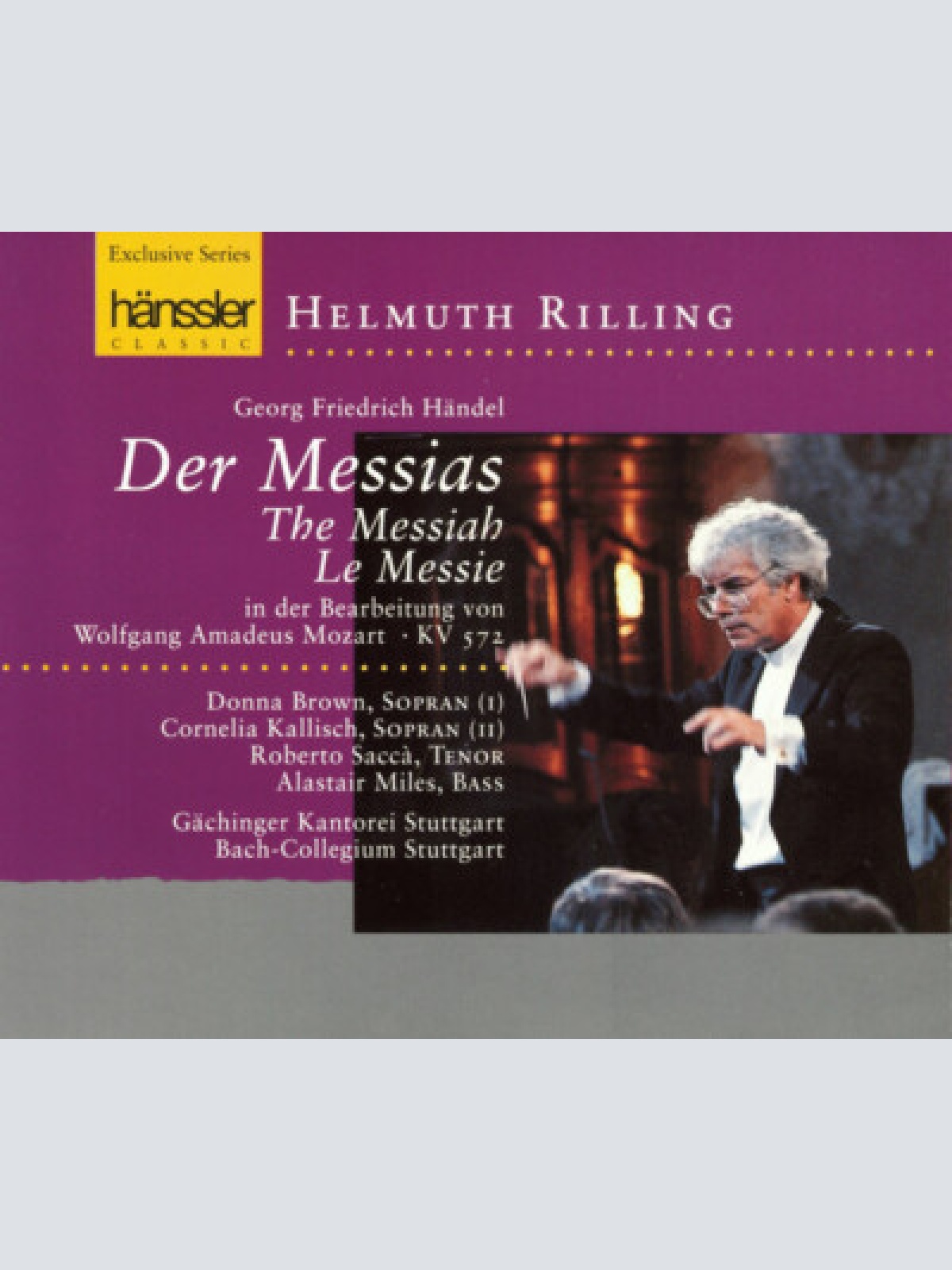 2xCD, Album Georg Friedrich Händel - Donna Brown, Cornelia Kallisch, Roberto ...