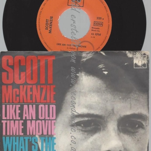 7"   Scott McKenzie  Like An Old Time Movie