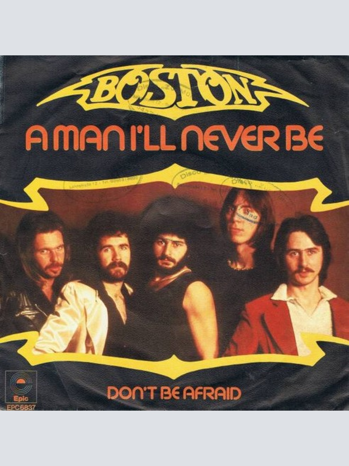 7", Single, Promo Boston - A Man I'll Never Be