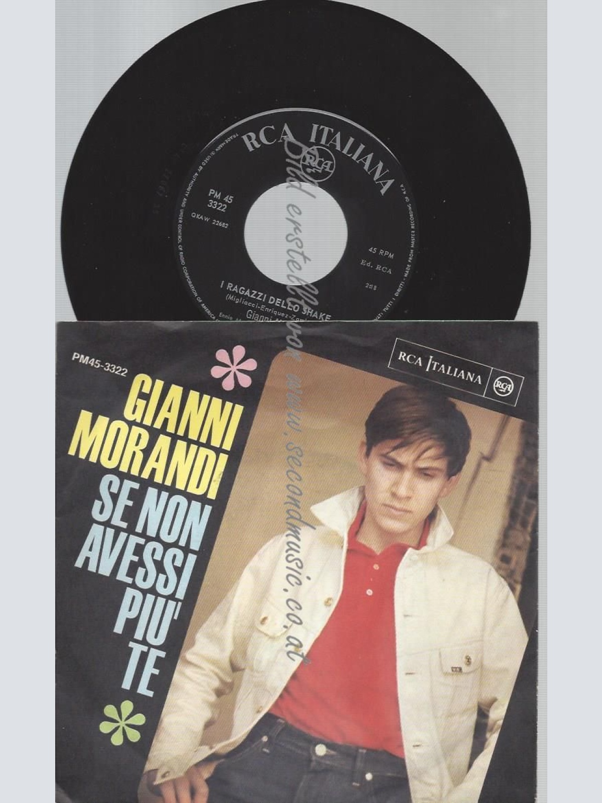 7"  Gianni Morandi – Se Non Avessi Più Te