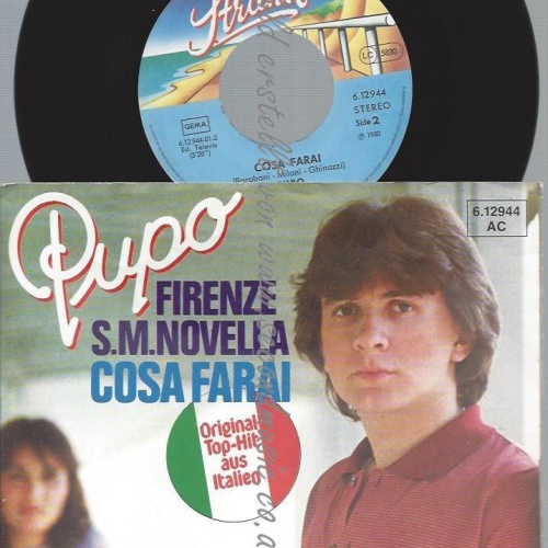7"    Pupo  Firenze S.M.Novella