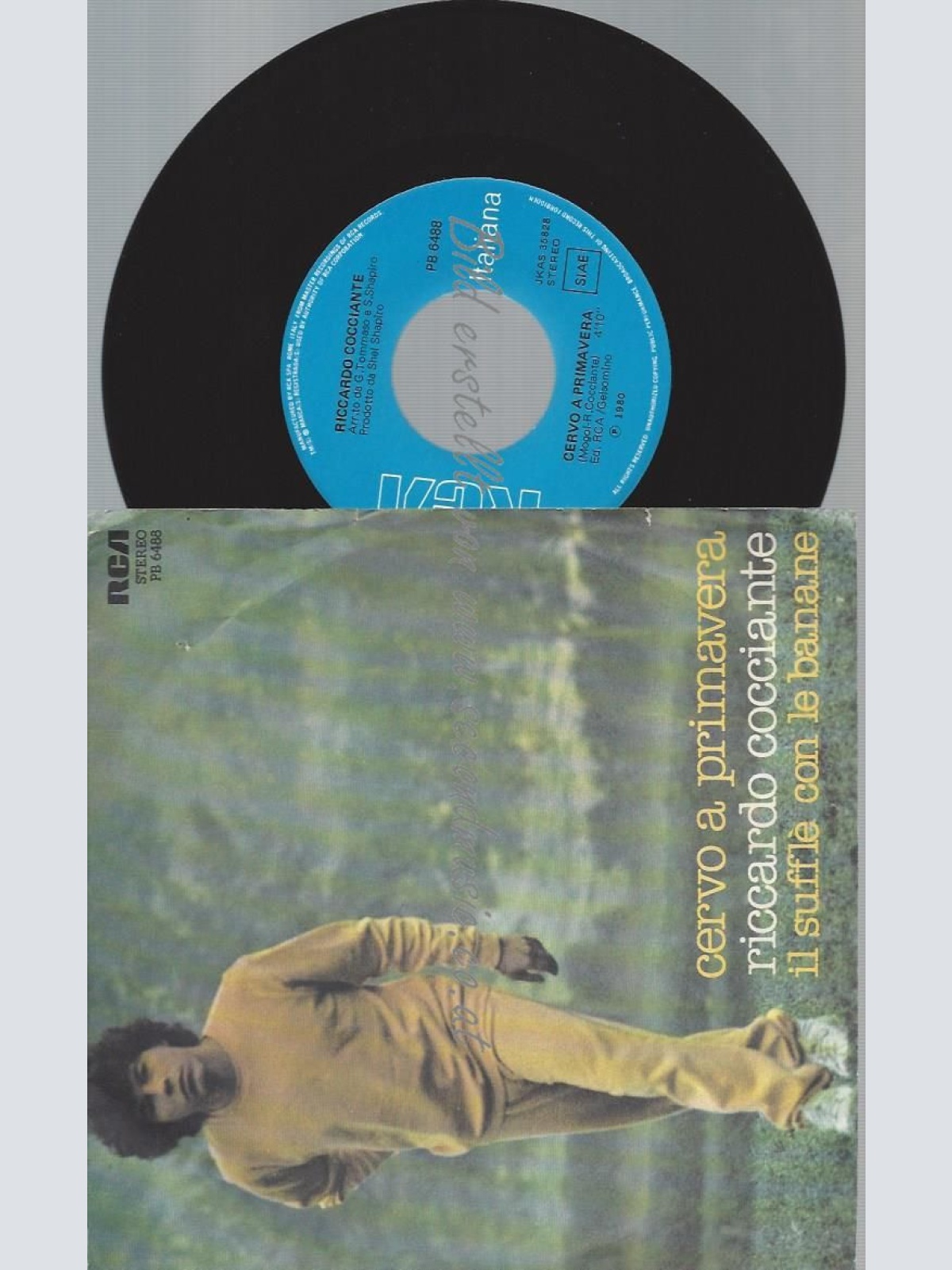 7"  Riccardo Cocciante  Cervo A Primavera