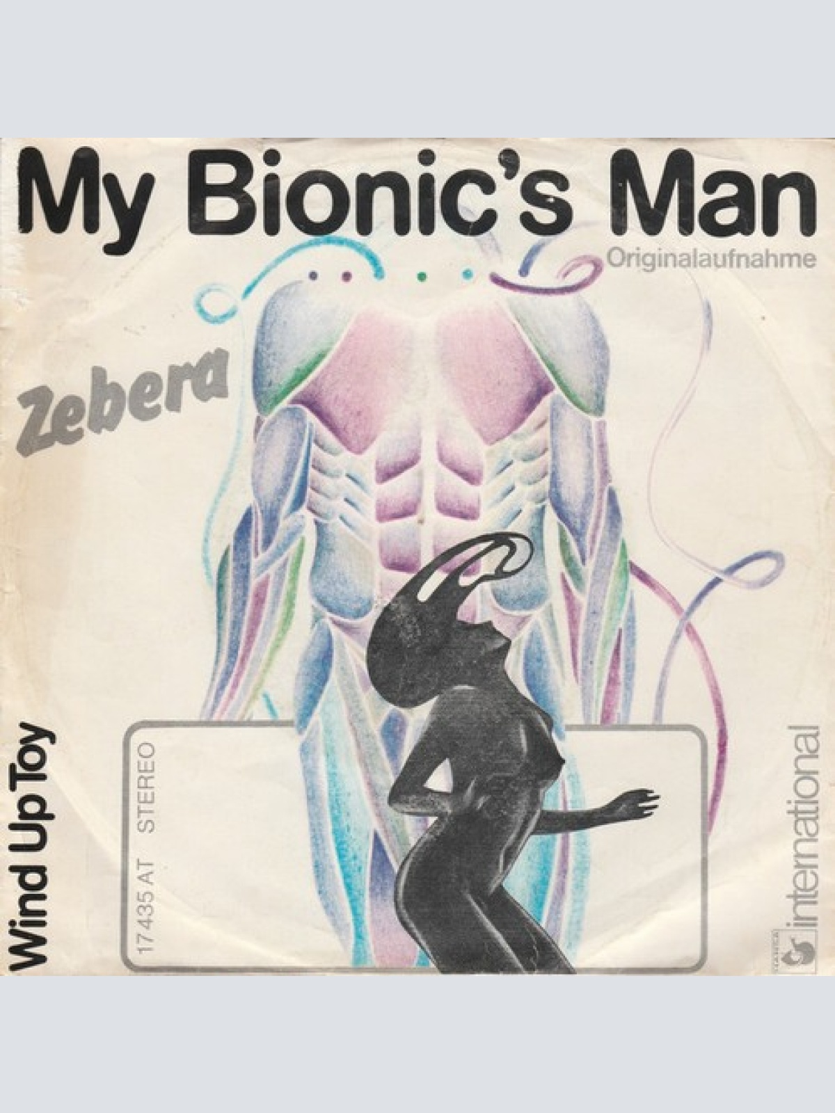 7", Single Zebera - My Bionic's Man