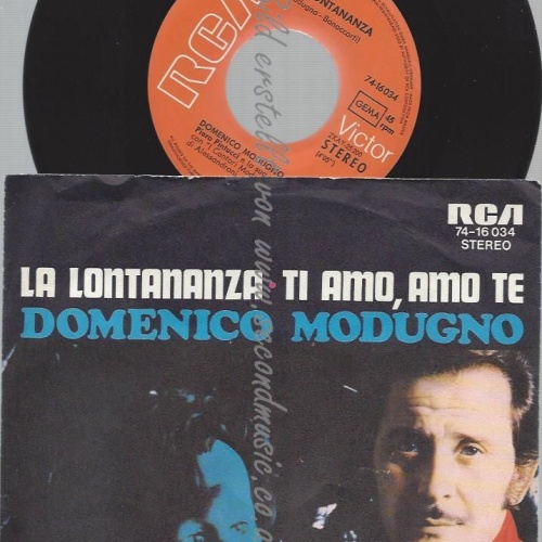 7"  Domenico Modugno – La Lontananza