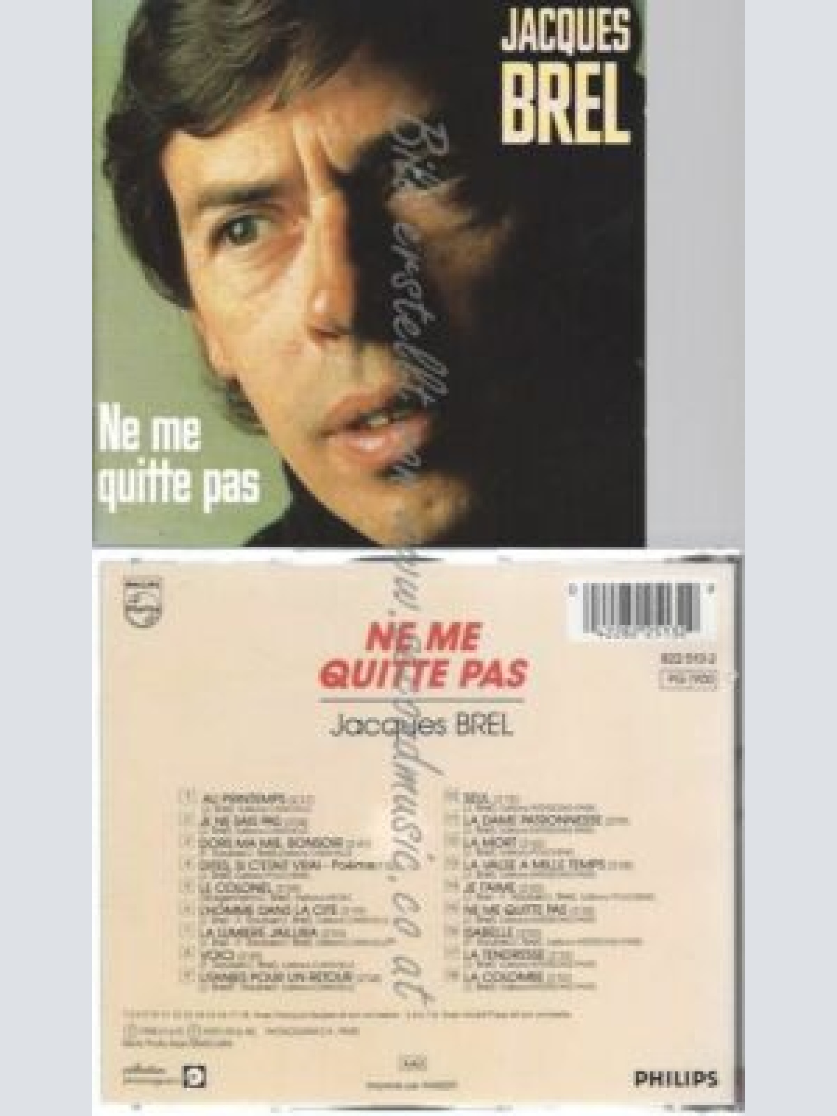 CD--JACQUES BREL--AU PRINTEMPS