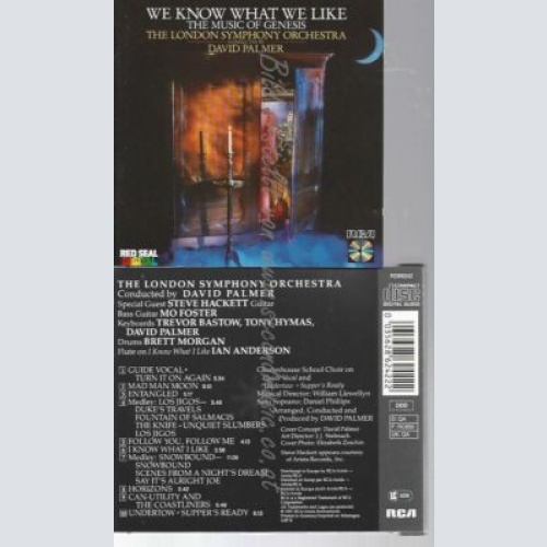 CD--GENESIS | --WE KNOW WHAT WE LIKE-THE MUSIC OF