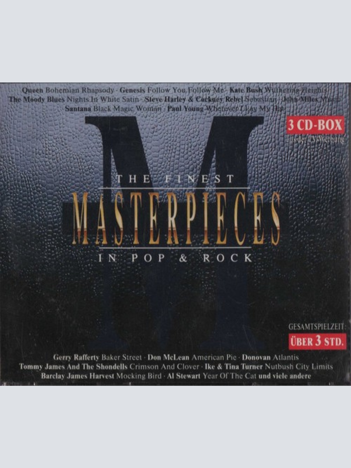 3xCD, Comp Various - The Finest Masterpieces In Pop & Rock