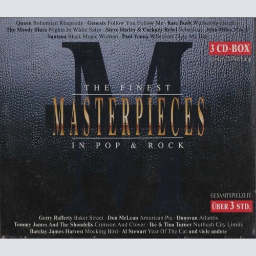 3xCD, Comp Various - The Finest Masterpieces In Pop & Rock