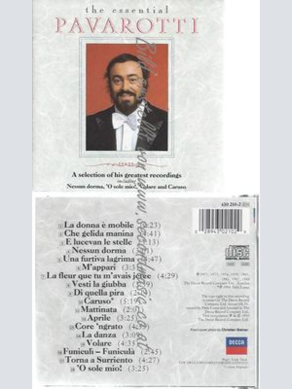 CD--LUCIANO PAVAROTTI- - THE ESSENTIAL PAVAROTTI -