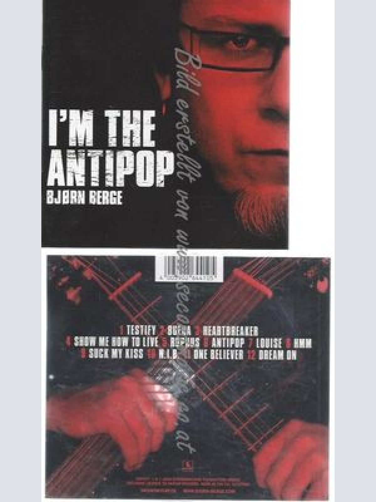 CD--BJØRN BERGE--I'M THE ANTIPOP