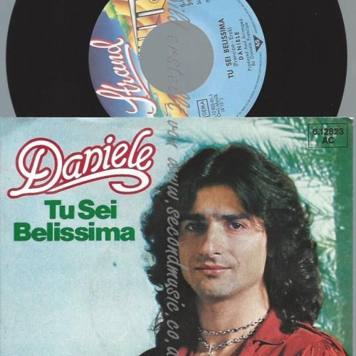 7"   Daniele – Tu Sei Belissima //PROMO BACKCOVER
