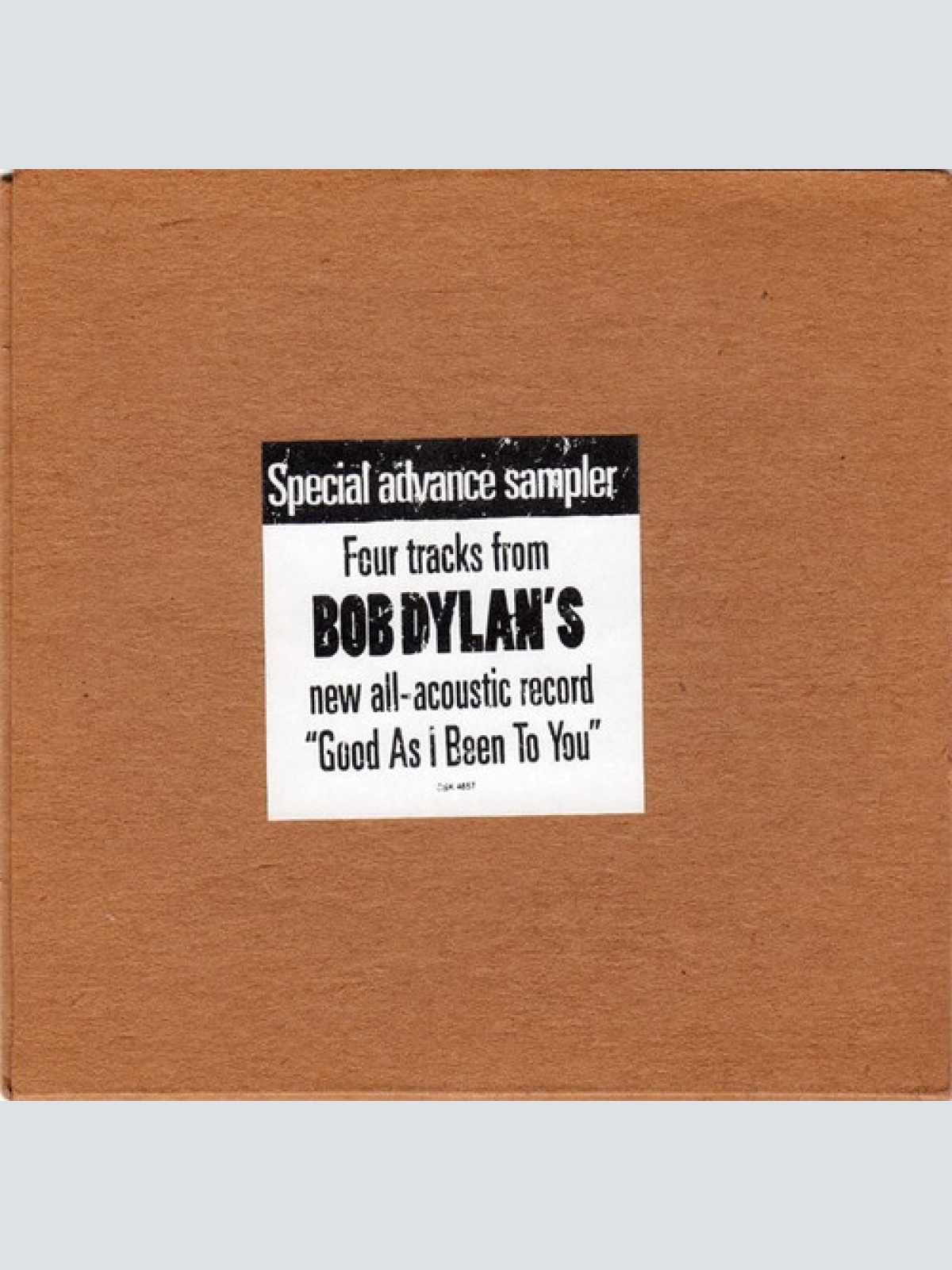 CD, Promo, Smplr Bob Dylan - Acoustic