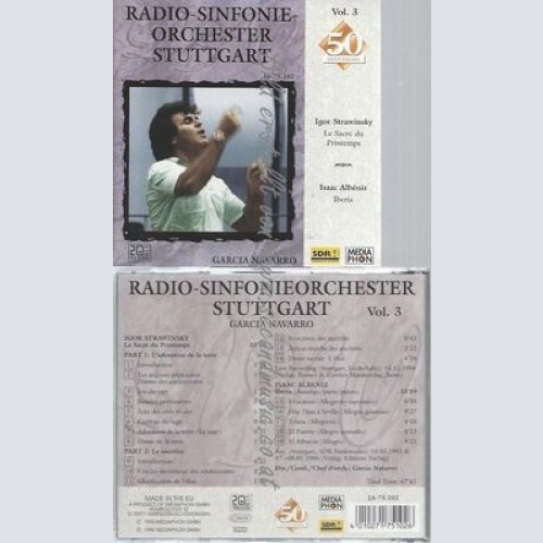 CD--RADIO SINFONIE ORCHESTER STUTTGART --VOL 3