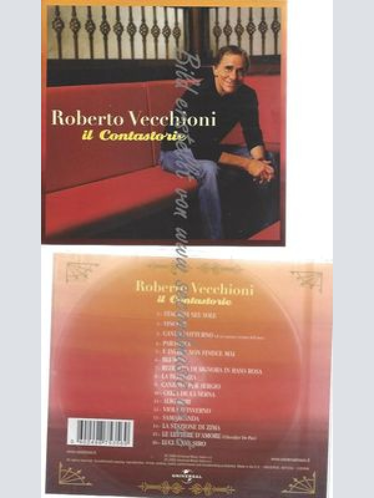 CD--ROBERTO VECCHIONI--IL CONTASTORIE