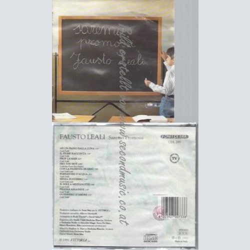 CD--FAUSTO LEALI--SAREMO PROMOSSI --