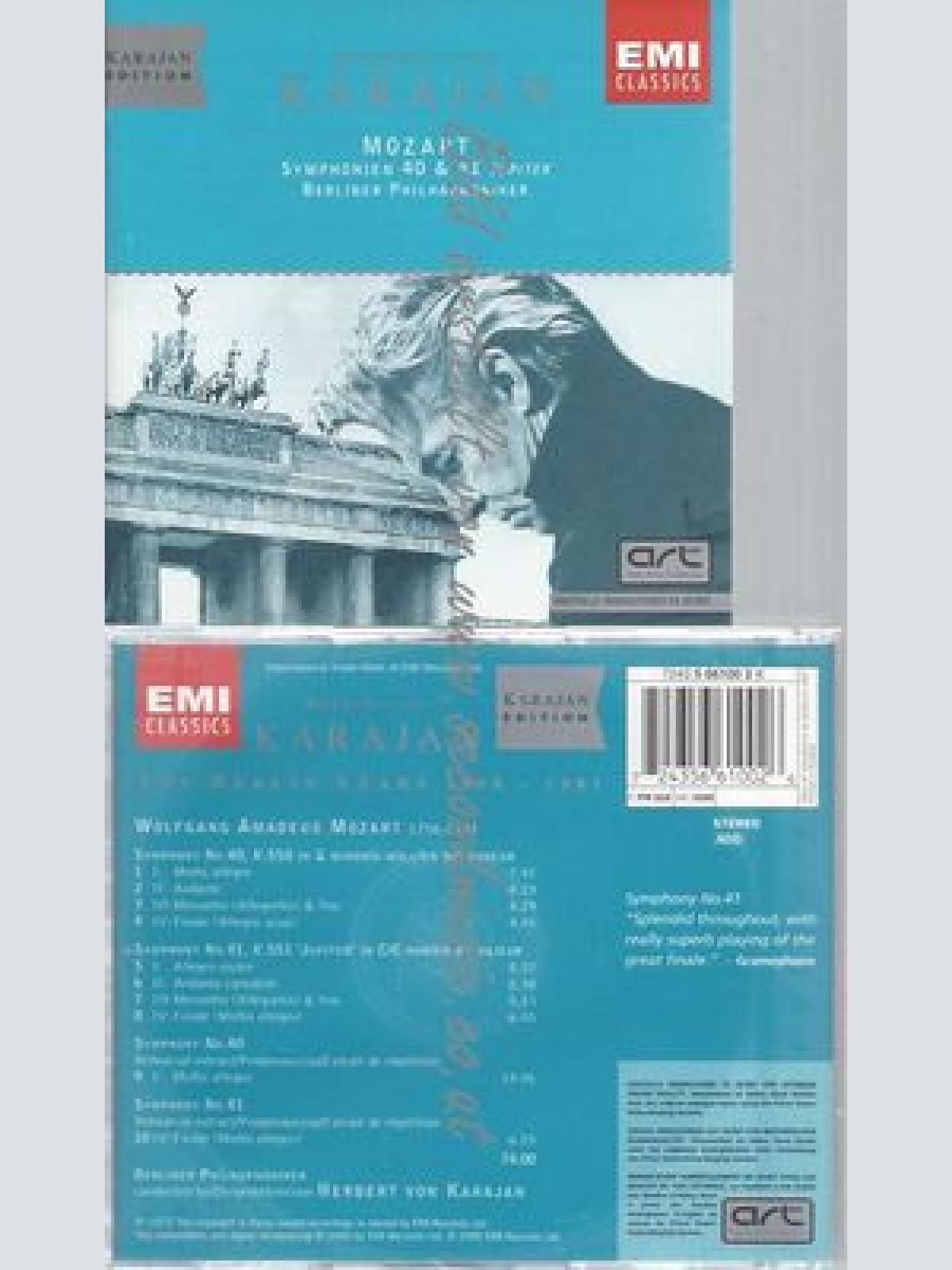 CD--VARIOUS ARTISTS--MOZART: SYMPHONIES NOS.  40 & 41