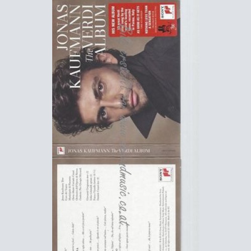 CD--JONAS KAUFMANN--THE VERDI ALBUM