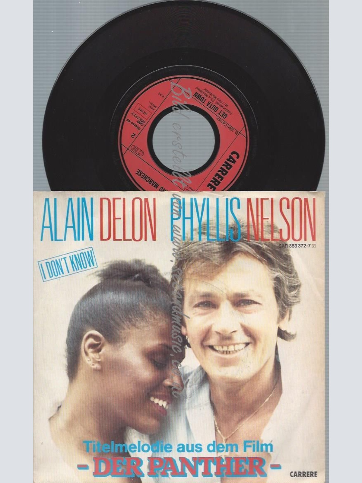 7"  Alain Delon & Phyllis Nelson – I Don't Know
