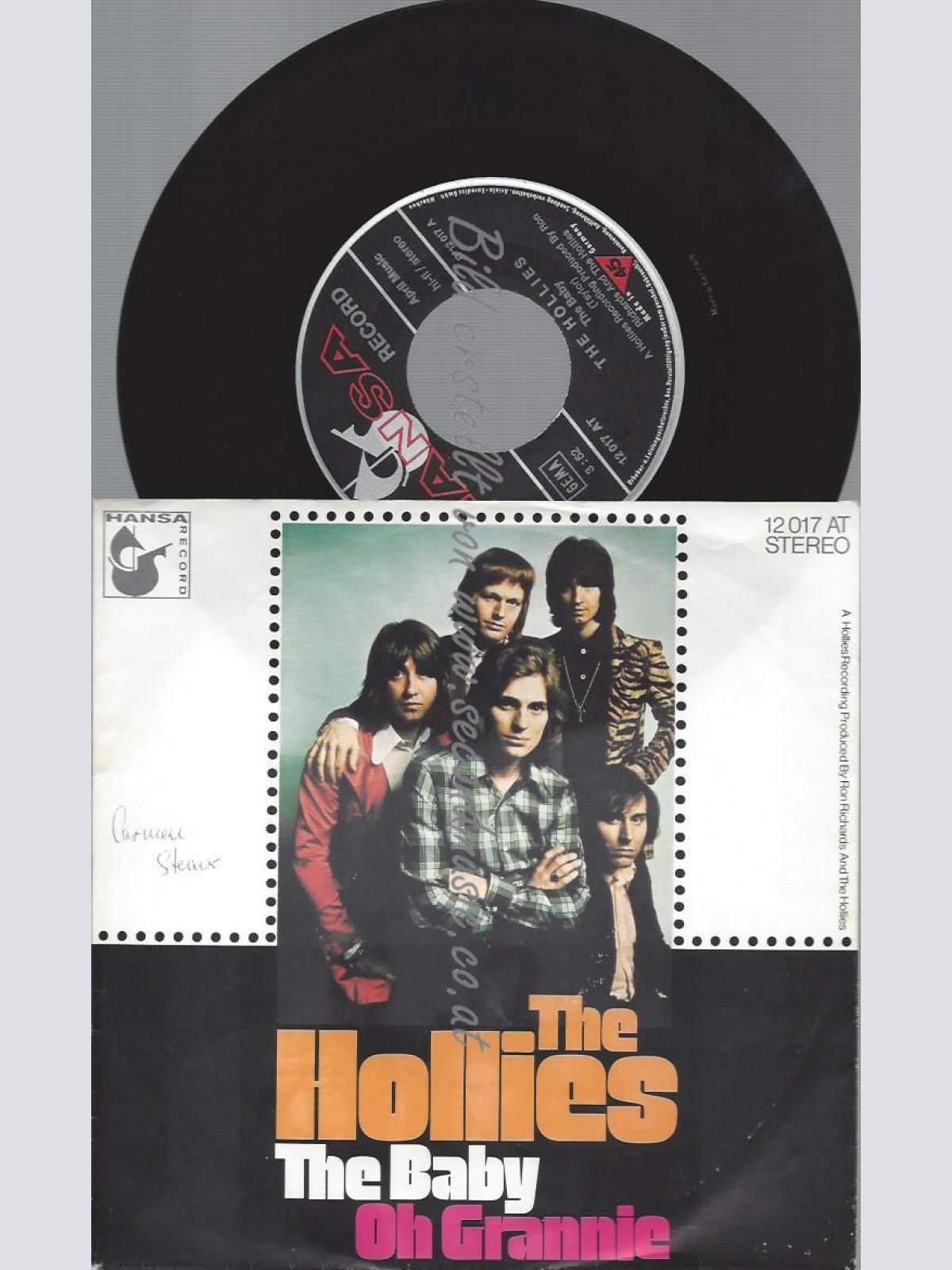 7"   The Hollies  The Baby