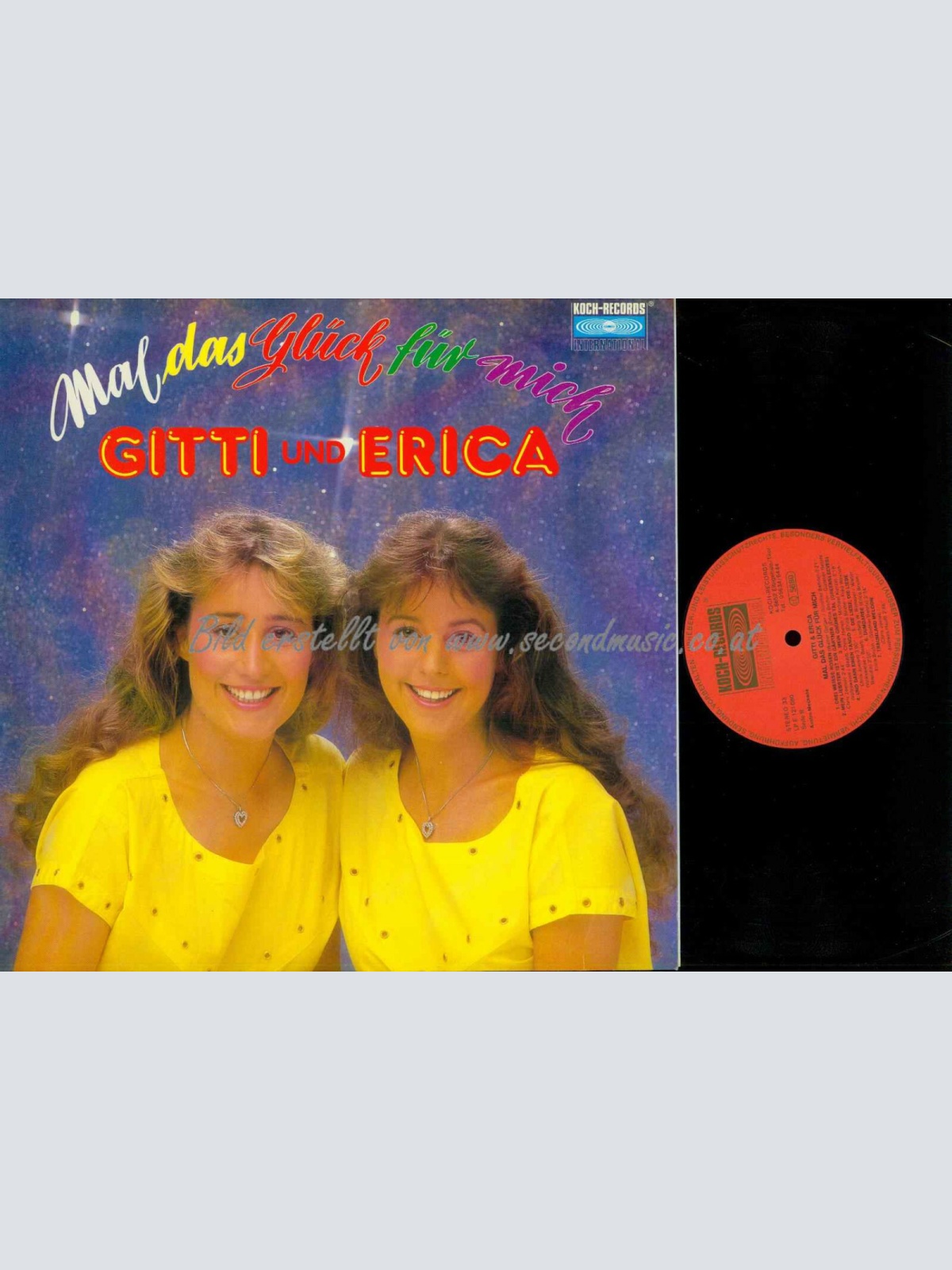 LP-- Gitti & Erica – Mal Das Glück Für Mich /   NM