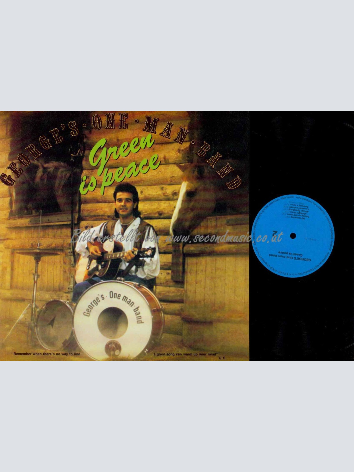 LP-- Green is Peace -- George's one Man Band /   NM