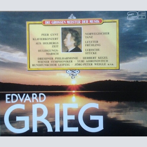 2xCD, Comp Edvard Grieg - Die Grossen Meister Der Musik