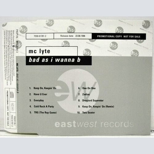 CD, Album, Promo MC Lyte - Bad As I Wanna B