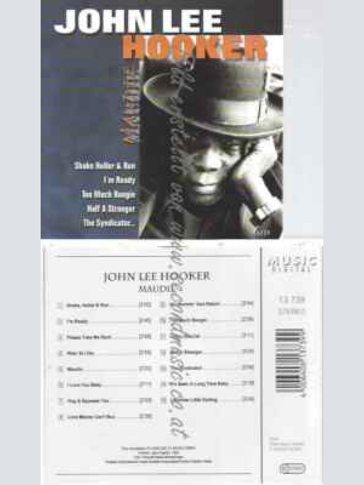 CD--John Lee Hooker -- Maudie
