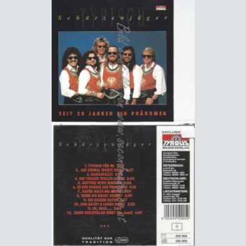 CD--  DIE ZILLERTALER SCHÜRZENJÄGER--TYPISCH SCHÜRZENJÄGER