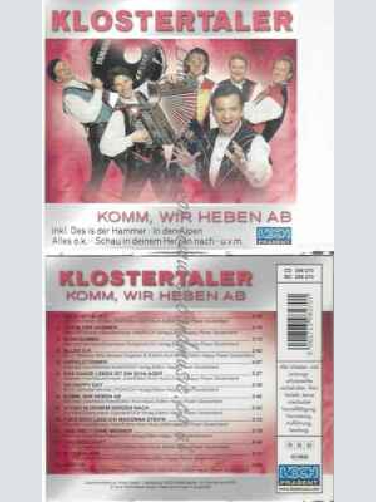 CD--KLOSTERTALER--KOMM,WIR HEBEN AB