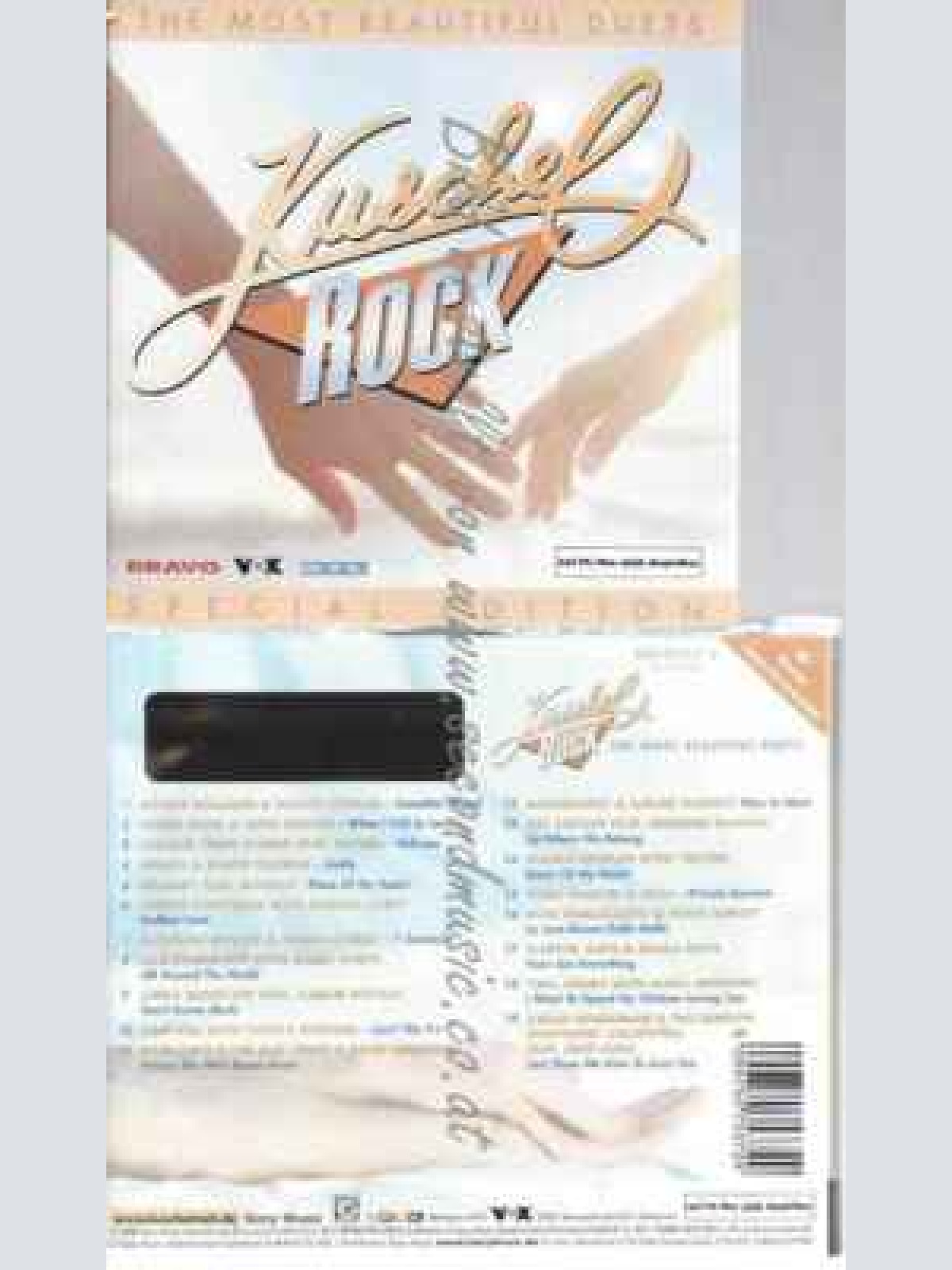 CD--VARIOUS--KUSCHELROCK - THE MOST BEAUTIFUL DUETS