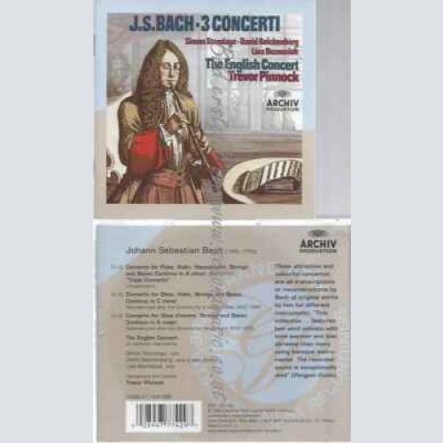 CD--STANDAGE, REICHENBERG, ET AL.--BACH: 3 CONCERTI
