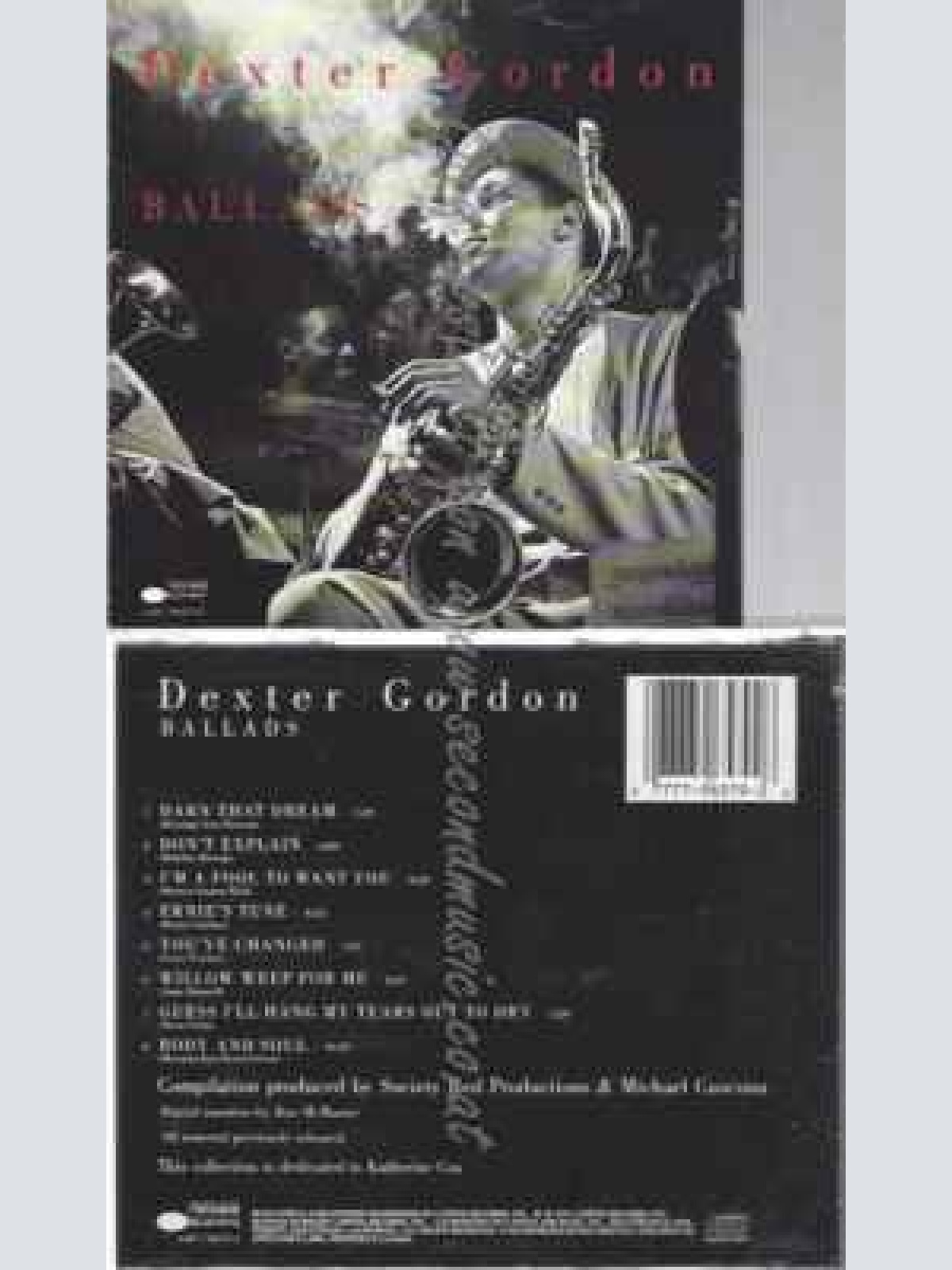 CD--  Ballads   Dexter Gordon