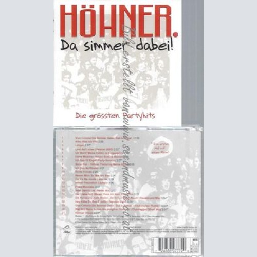 CD--HÖHNER--DA SIMMER DABEI... DIE GRÖSSTEN PARTYHITS! -