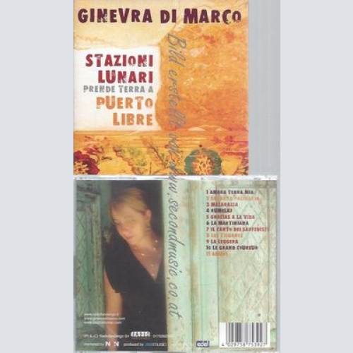 CD--GINEVRA DI MARCO--STAZIONI LUNARI PRENDE TERRA A PUERTO LIBRE