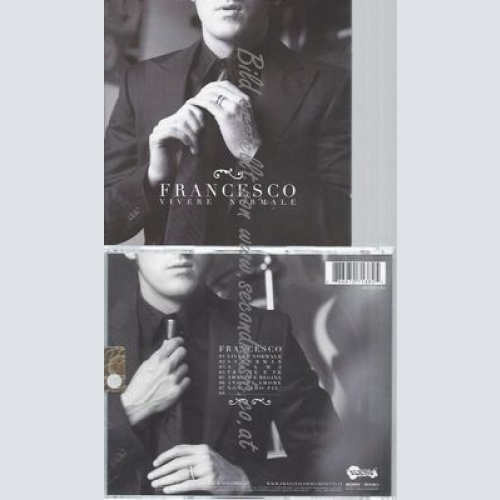CD--FRANCESCO--VIVERE NORMALE