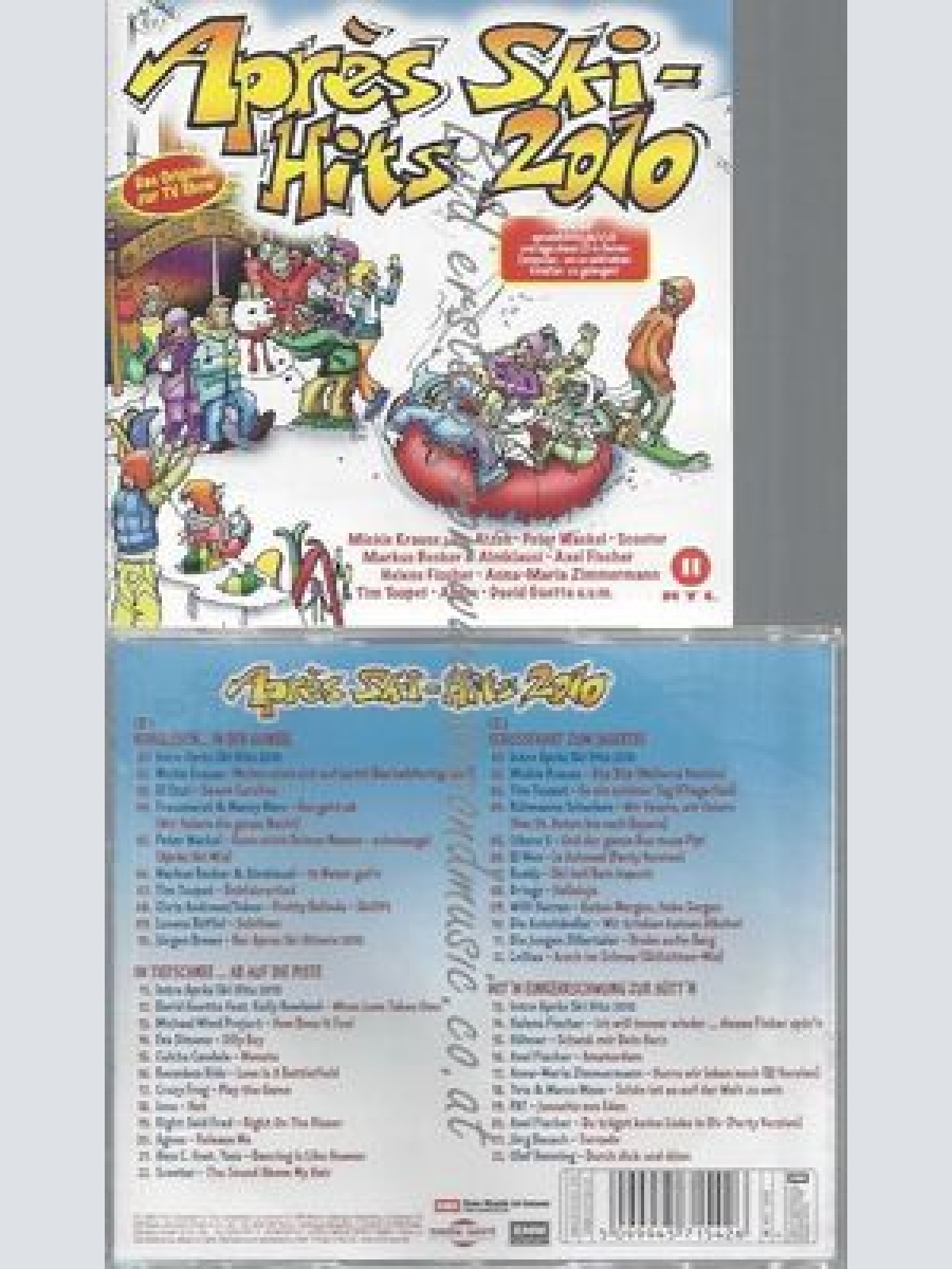 CD--VARIOUS--APRES SKI HITS  | DOPPEL-CD 2010
