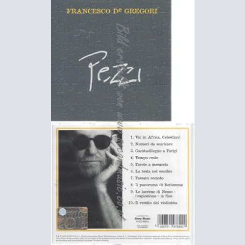 CD--FRANCESCO DE GREGORI--PEZZI