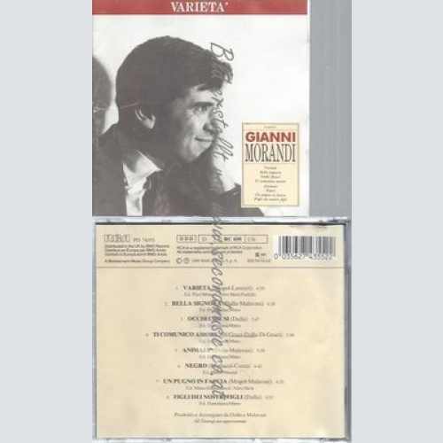 CD--GIANNI MORANDI--VARIETA'