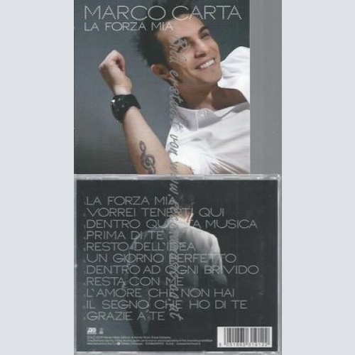 CD--MARCO CARTA--LA FORZA MIA
