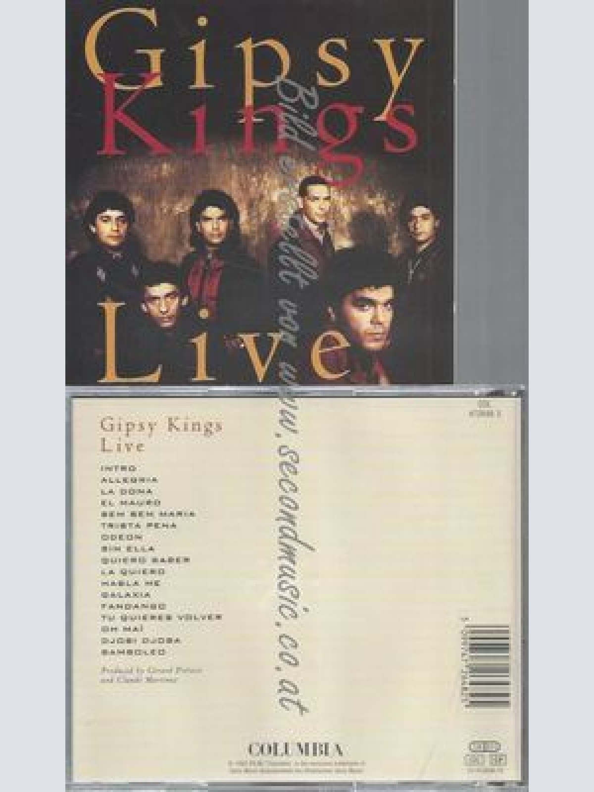 CD--GIPSY KINGS--LIVE