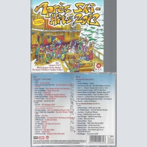 CD--VARIOUS--APRES SKI HITS  | DOPPEL-CD 2013