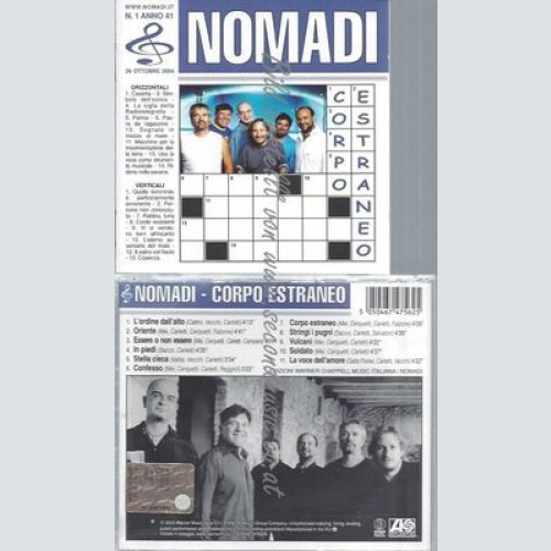 CD--NOMADI--CORPO ESTRANEO