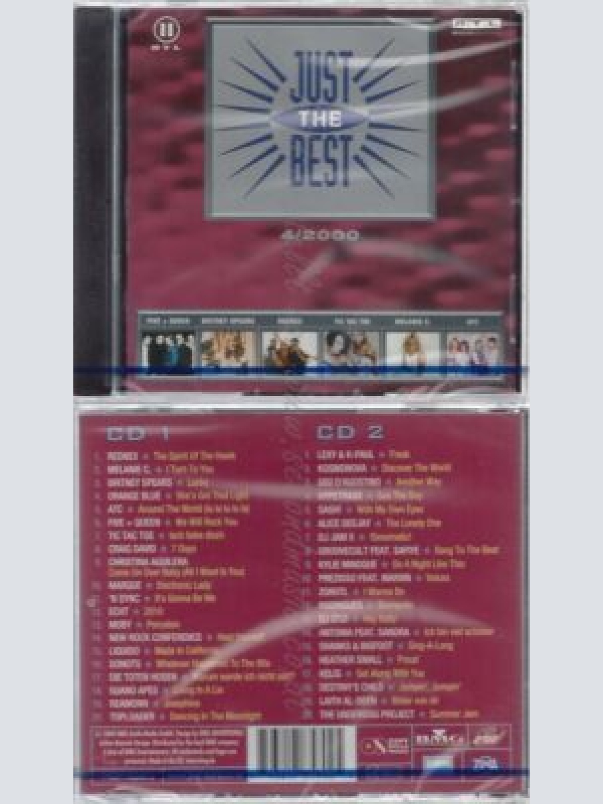 CD--NM-SEALED-VARIOUS -2000- - DOPPEL-CD -- JUST THE BEST 2000 VOL. 4