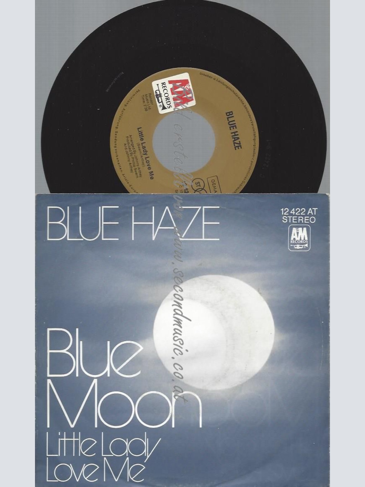 7" Blue Haze  Blue Moon