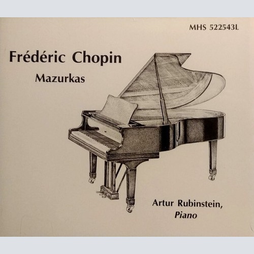2xCD, RM Arthur Rubinstein, Frédéric Chopin - Mazurkas