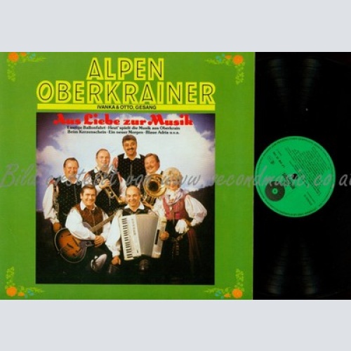 LP--ALPENOBERKRAINER--ALPEN OBERKRAINER--AUS LIEBE ZUR MUSIK--NM