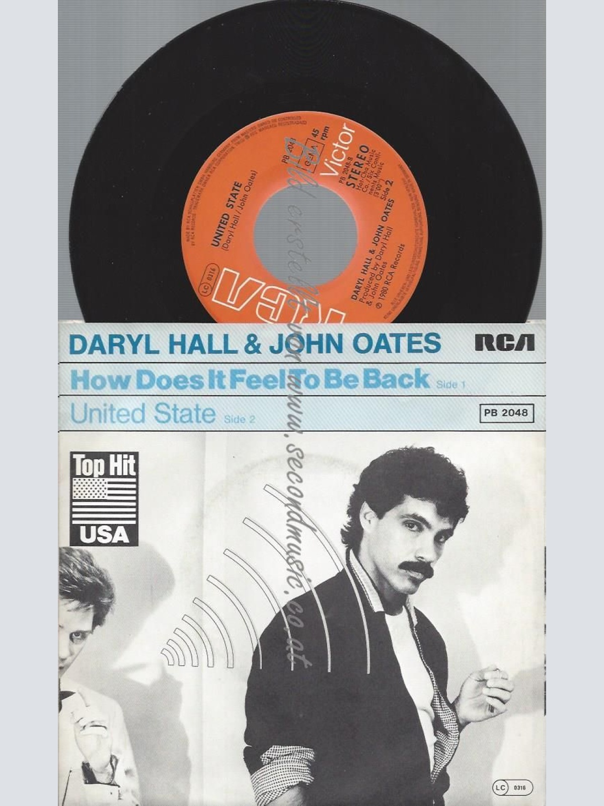 7"   Daryl Hall & John Oates  How Does It Feel To Be Back